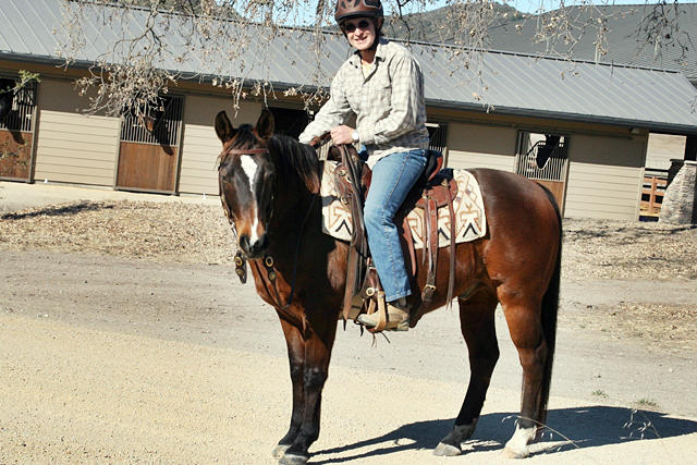 Jackie and Teddy trail ride