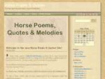 Horse Poems, Quotes and Melodies